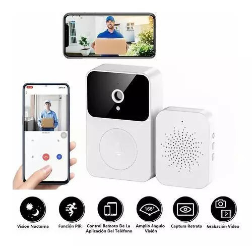 Timbre inalámbrico con cámara WIFI. ENVIO GRATIS. PAGA EN CASA