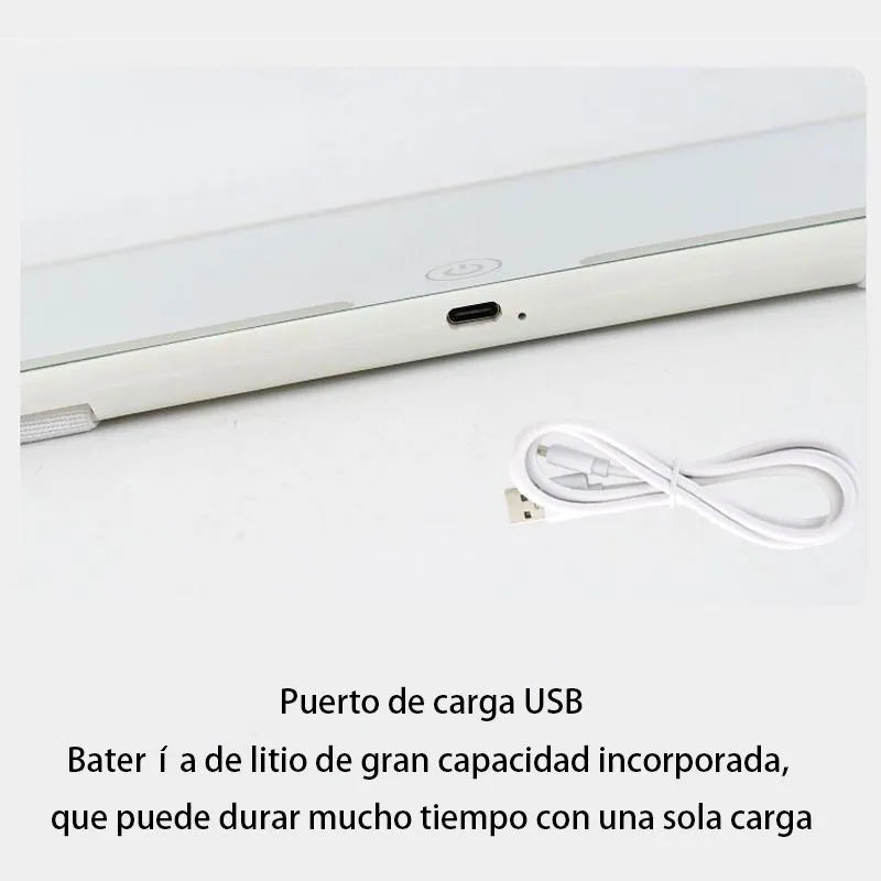 Espejo LED con luz para visera del automóvil. ENVIO GRATIS Y PAGA EN CASA.