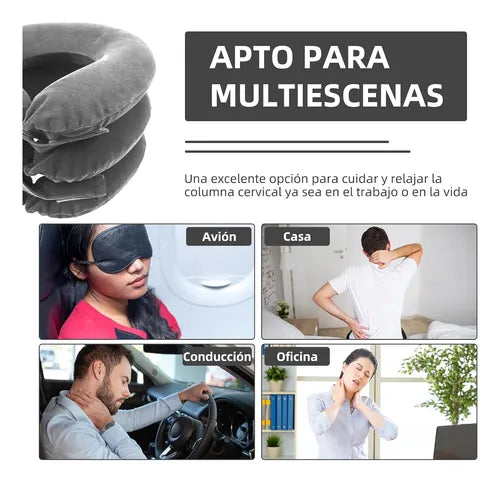 Cuello cervical inflable. ENVIO GRATIS Y PAGA EN CASA.