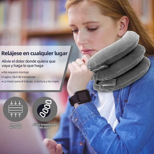 Cuello cervical inflable. ENVIO GRATIS Y PAGA EN CASA.