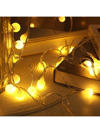 Guirnalda redonda decoración de espacios, luz calidad. ENVIO GRATIS Y PAGA EN CASA.