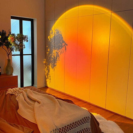 Lampara efecto luz atardecer. ENVIO GRATIS Y PAGA EN CASA.