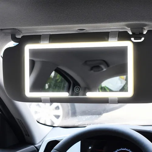 Espejo LED con luz para visera del automóvil. ENVIO GRATIS Y PAGA EN CASA.
