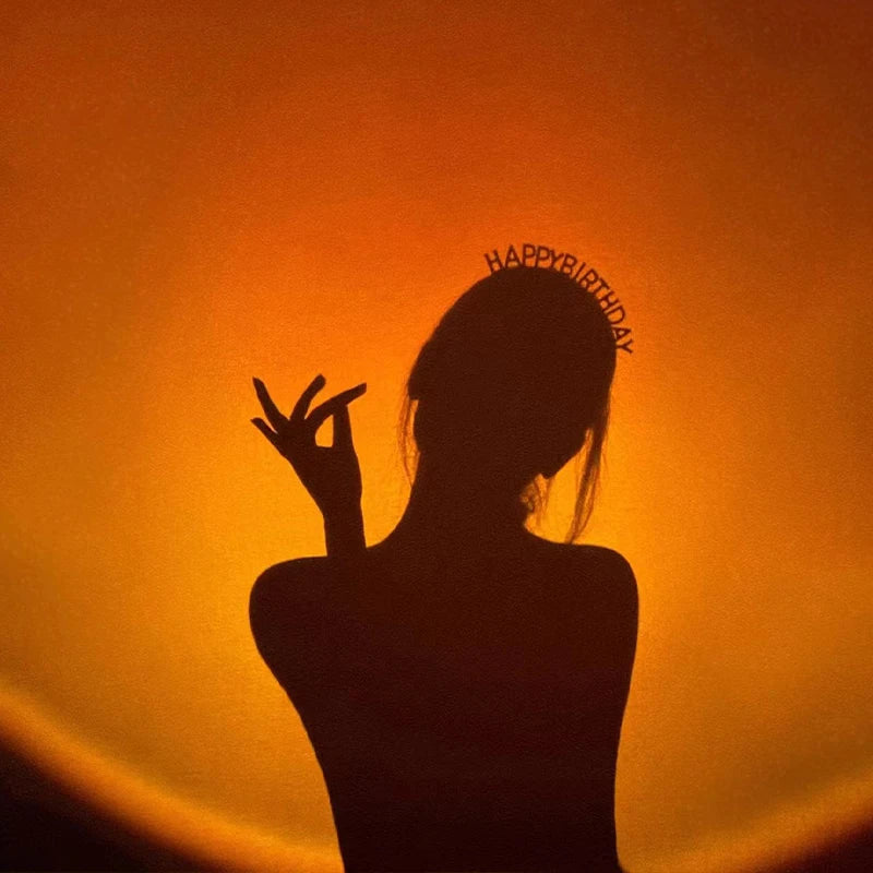 Lampara efecto luz atardecer. ENVIO GRATIS Y PAGA EN CASA.